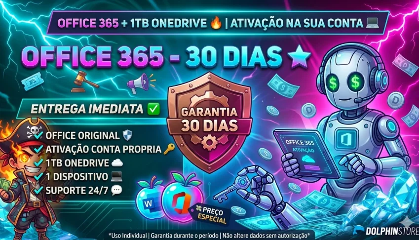 🔥 Office 365 30 Dias + 1Tb Onedrive 💻 | Ativação Na Sua