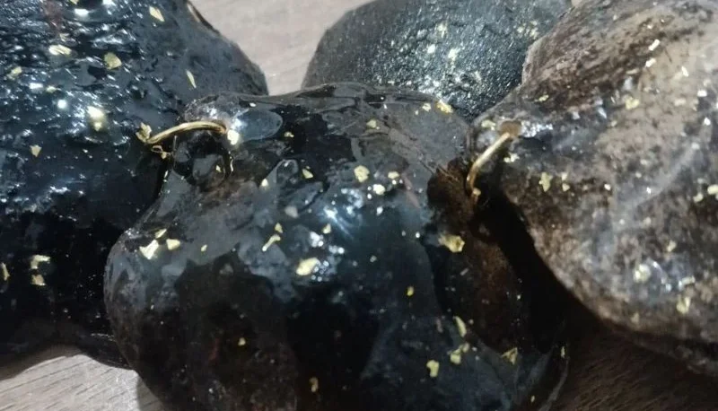 Pingente Artesanal de Jacarandá para Prosperidade