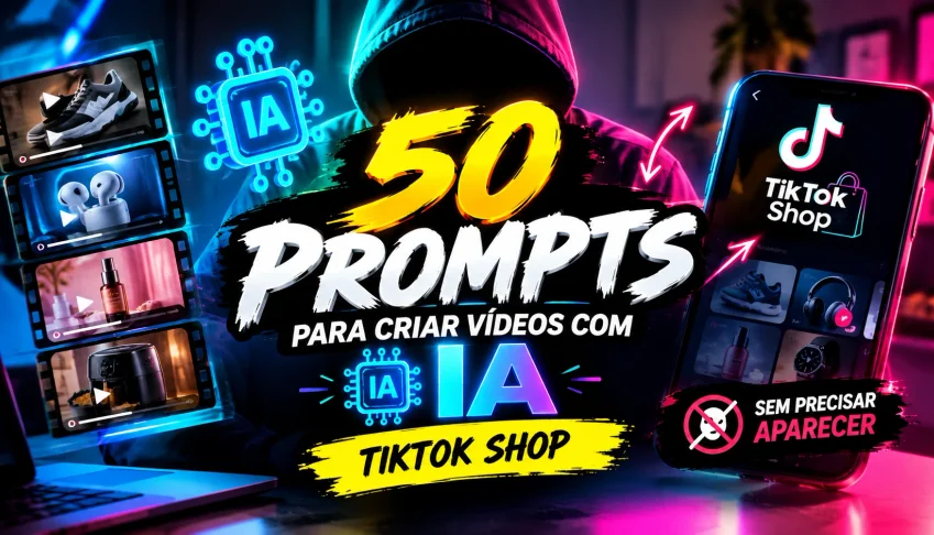 ⚡ TikTok Shop com IA | 50 Prompts para afiliado