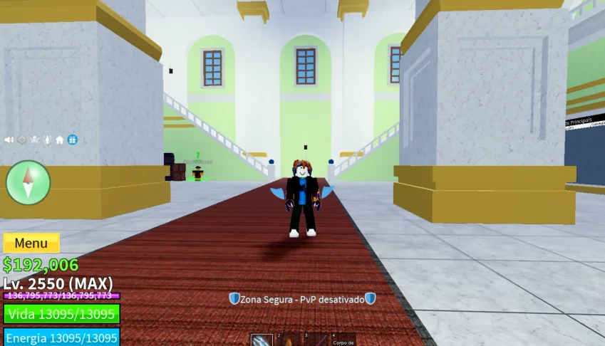 Conta lvl max de blox fruit