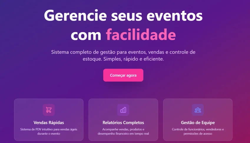 Sistema evento - OPENFEST
