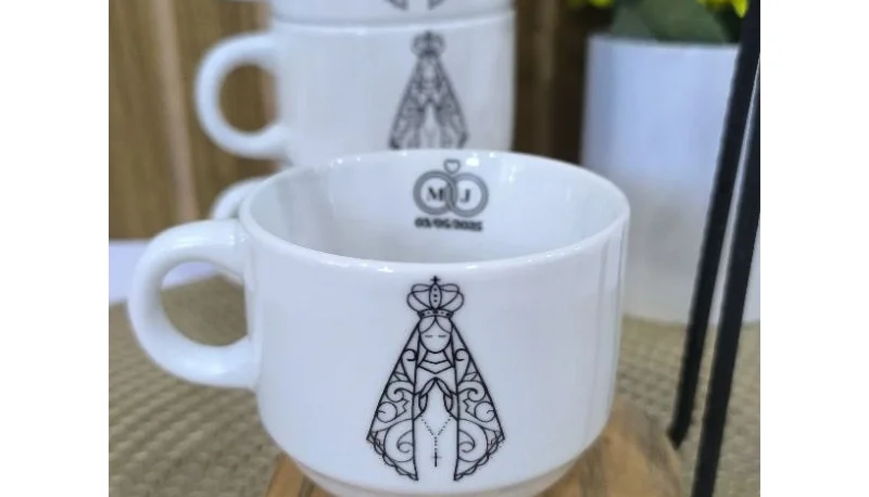 Xícaras Personalizadas por Dentro e por Fora