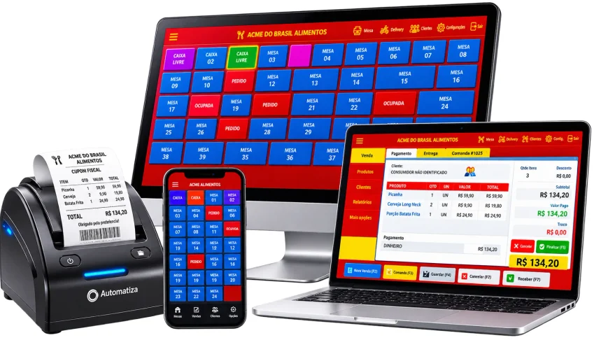 Sistema TaurusPOS para delivery 2026