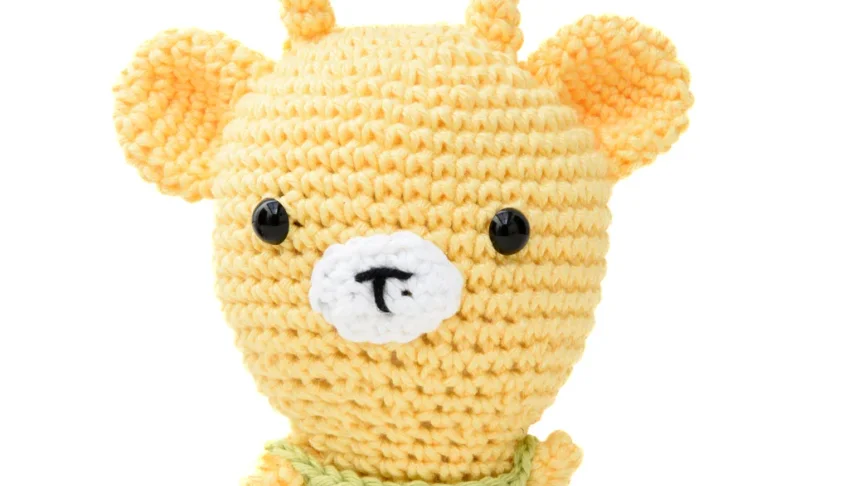 Girafa Cabeçuda Amigurumi Artesanal para Bebê