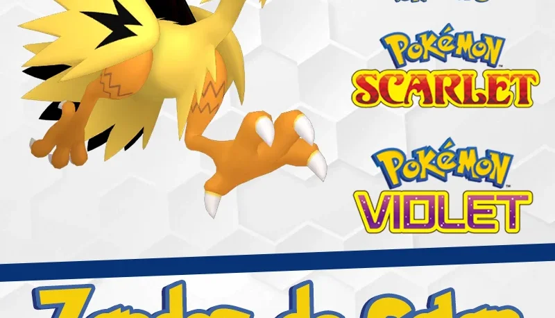 Galarian Zapdos Shiny 6ivs - Pokémon Scarlet Violet
