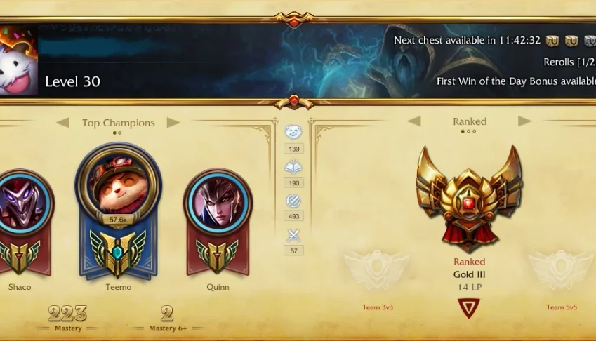 Conta League of Legends