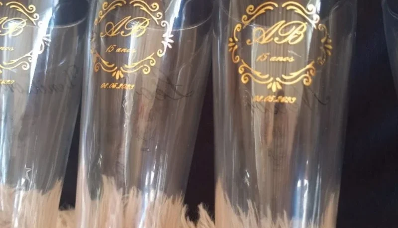 Tulipas de Vidro 290 ml Personalizadas