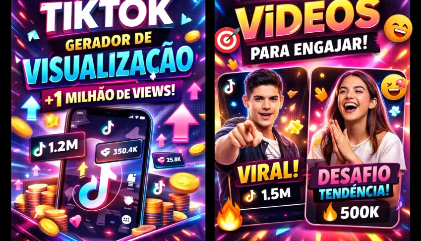 TikTok Gerador de Visualização + Videos para engajar!