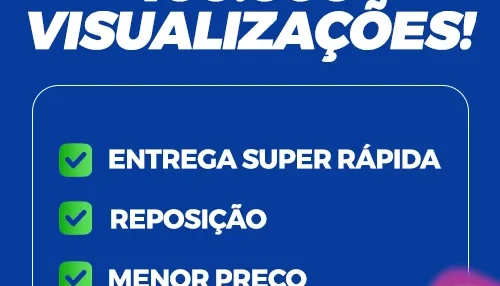 100 mil visualizações no reels