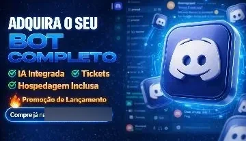 [DISCORD] PROMOÇÃO | Bot Completo sistemas de vendas