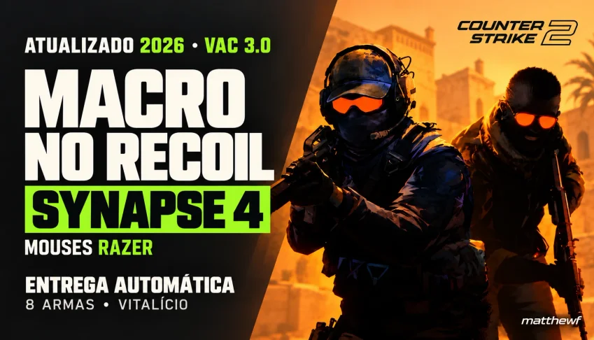 Counter Strike 2 - Macro No Recoil - Mouse Razer 2026
