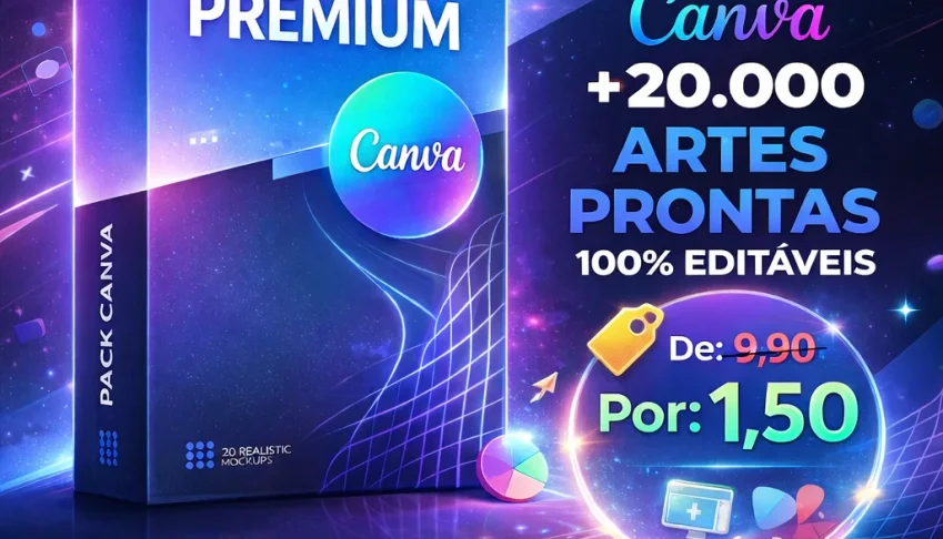 Transforme Suas Criações com o Pack Canva Premium