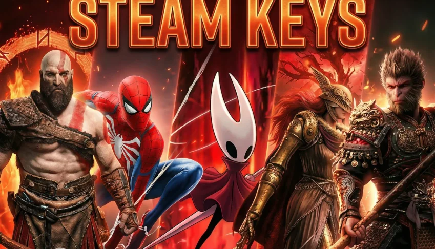 Steam Keys Aleatórias | Steam Key De Jogos R$100 - R$500