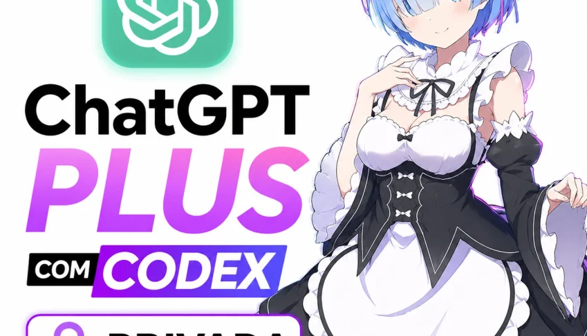 ChatGPT Plus COM CODEX 30 Dias | Conta Privada Exclusiva