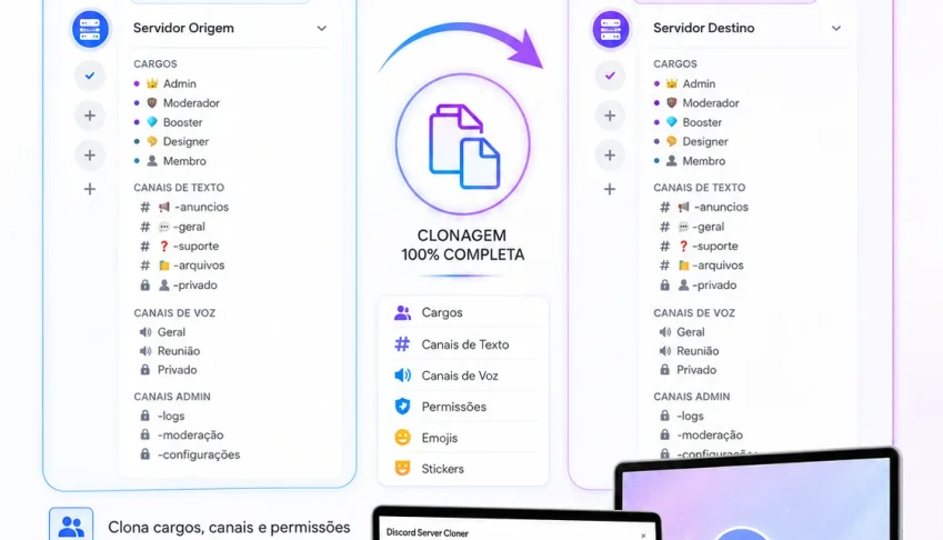 bot de clonagem de server | sistema básico $ fácil