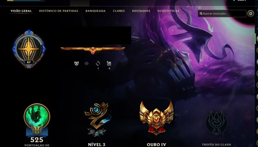 Vendo Conta de League of Legends - Gold IV - Todos Campeões