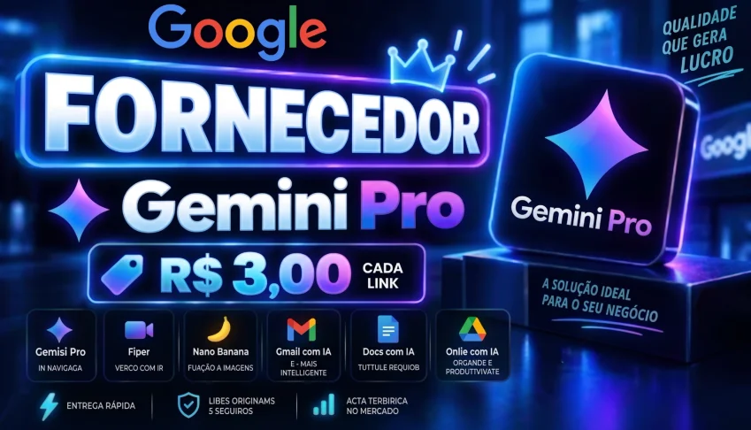 Gemini Pro 18 Meses - Privado NO SEU EMAIL Garantia 30 dias