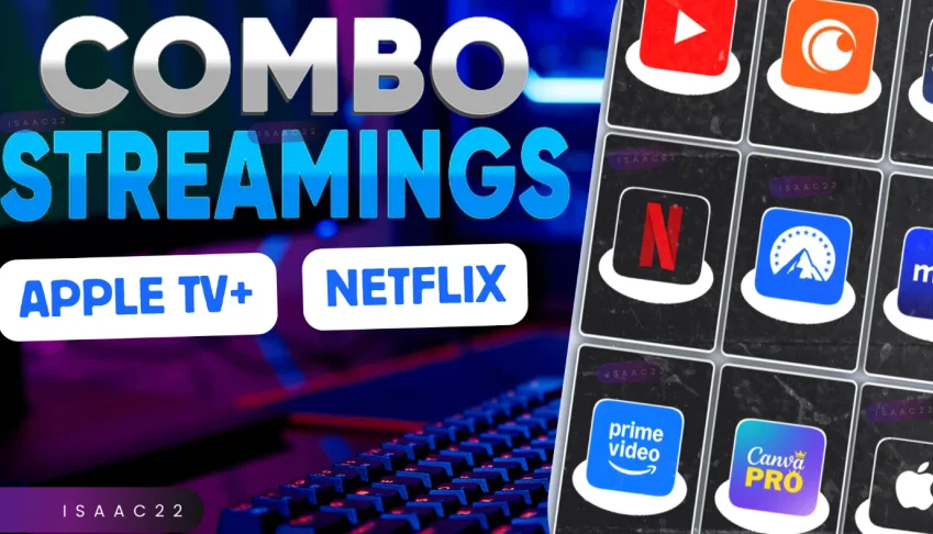 Combo Netflix + Apple Tv+ | 07 Dias