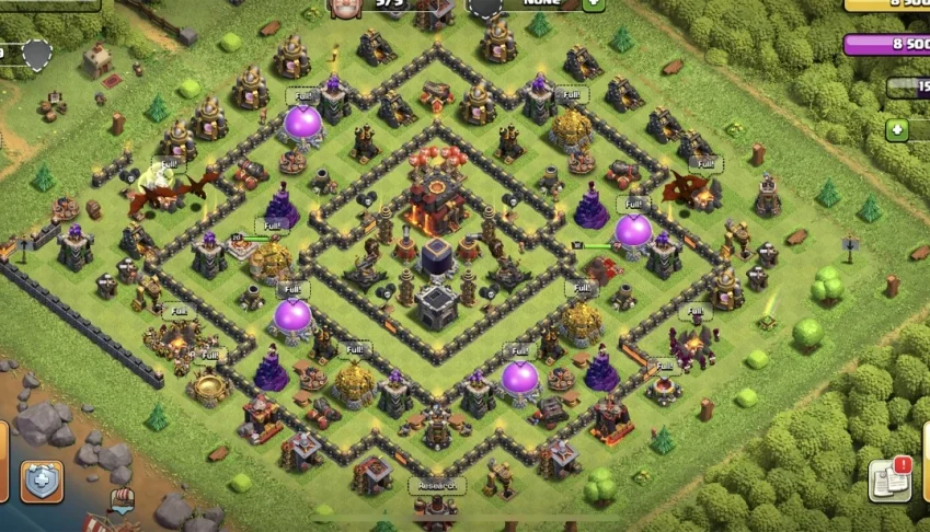 Clash of Clans cv9 full