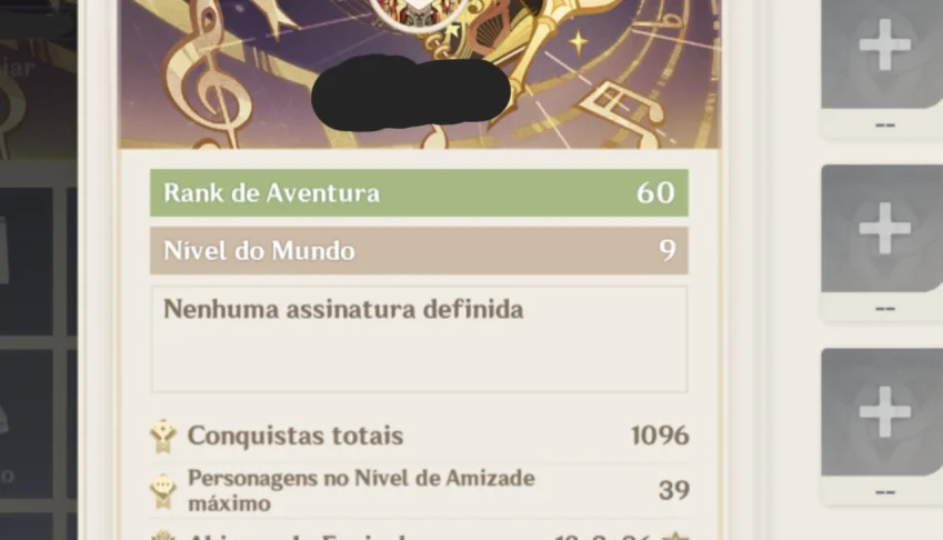Conta AR60 - 21 5* + 17 armas 5*