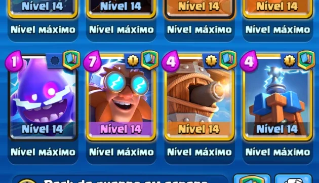 Conta Full Clash Royale 6 Mil. Decks Máximos