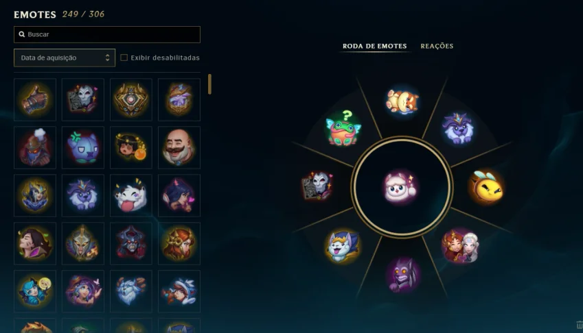 BR 791 skins, 249 emotes, 704 icons, 66 sentinels, 198 croma