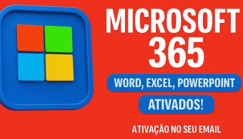 Microsoft Office 365 - no seu Email - 1TB OneDrive (1 Mês)