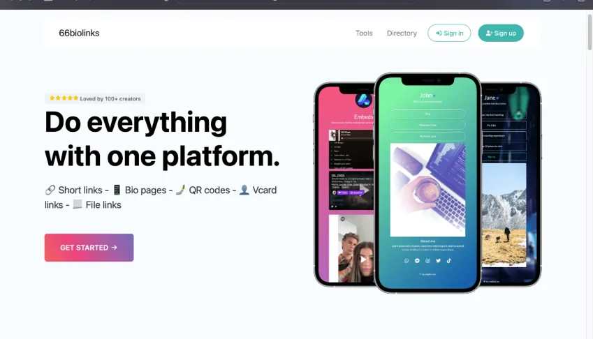 Script Clone Linktree - Biolink Plataforma Online