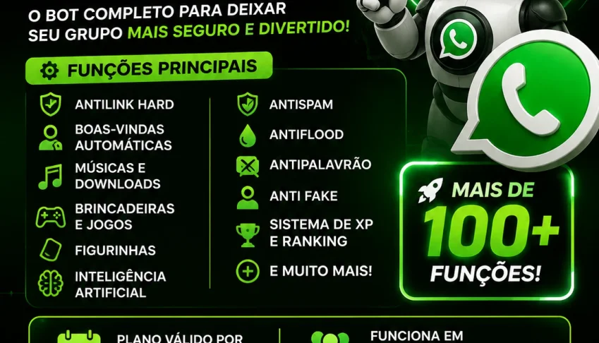 🤖 Bot De Whatzapp Completo | Antilinkhard, Músicas, Ia Etc