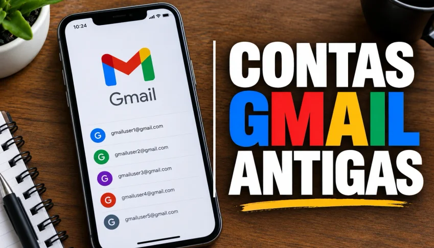 Contas Antigas do Gmail 10 anos 🔥🥷