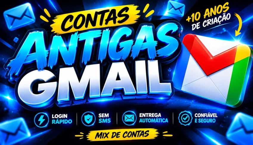 Contas Gmail Antigas 2005 -2019 | Alta Qualidade