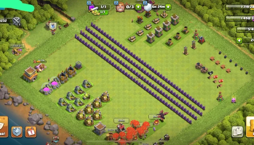 Clash Of Clans Conta Cv8 Tudo Full Do Cv 7