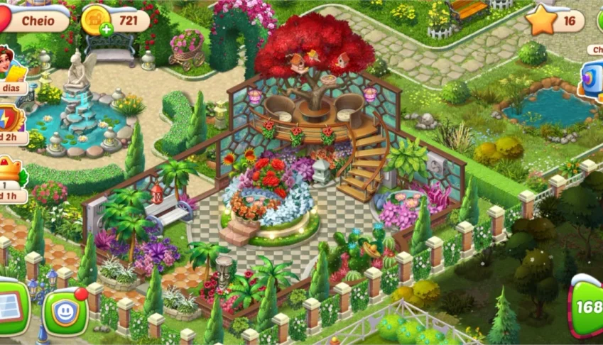 Conta Homescapes lvl 1683