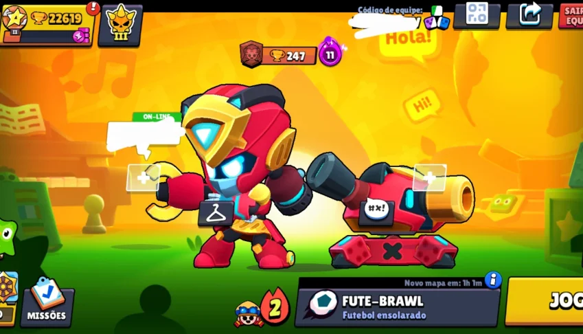 Conta De Brawl Stars Com Muitos Recursos