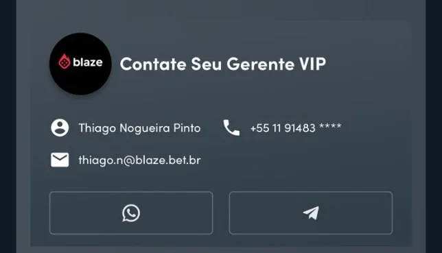 Conta Blaze Diamente