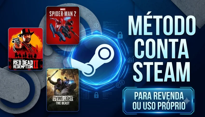 Metodo Contas Steam Offline - Qualquer Jogo