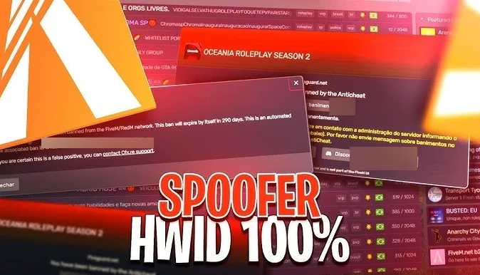 ÚLTIMO DISPONIVEL! Spoofer 1 Click HWID Fivem