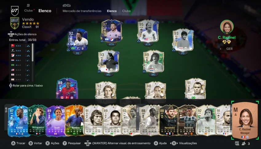 Conta XBOX com time TITULAR de 35 MILHÕES (banco +7 milhões