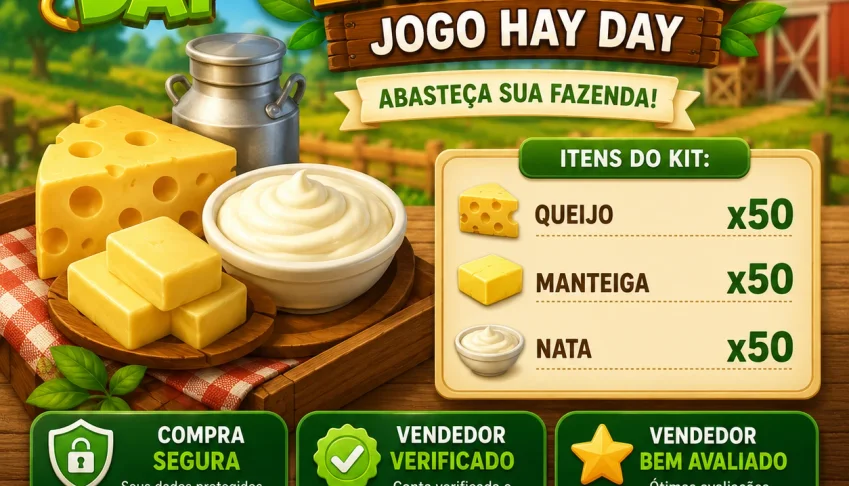 Hay Day - Kit Laticinios 150 Itens
