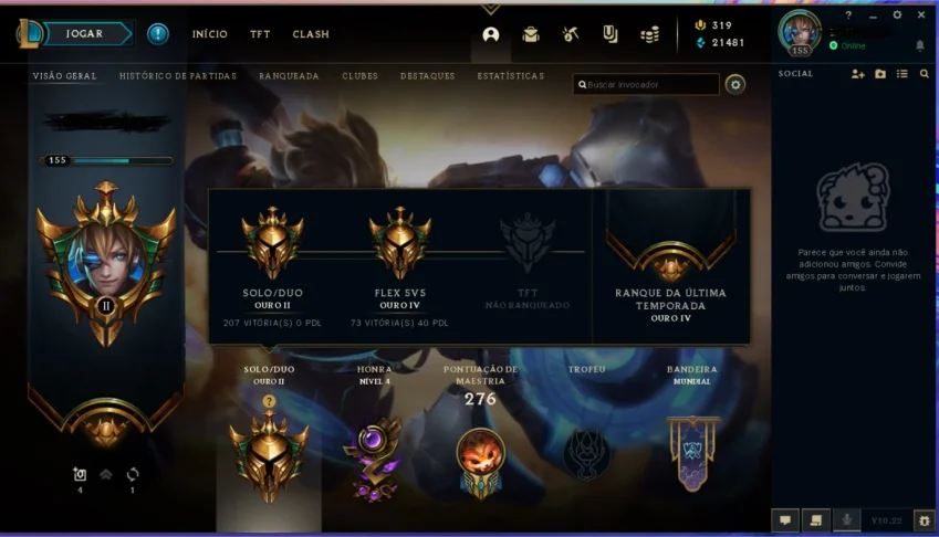 Conta Lol Gold 2, email ok, 71 skins (ultimate), honra 4,2/3