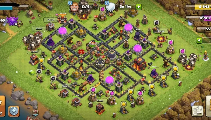 Clash of clans cv10 semi Full