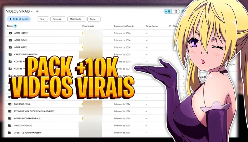 🔥 +10.000 Vídeos Virais Prontos Para Postar