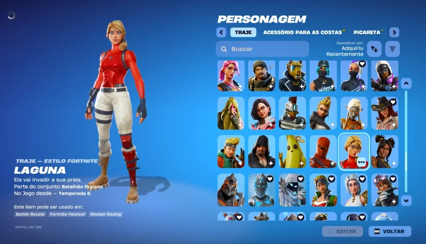 Conta do Fortnite