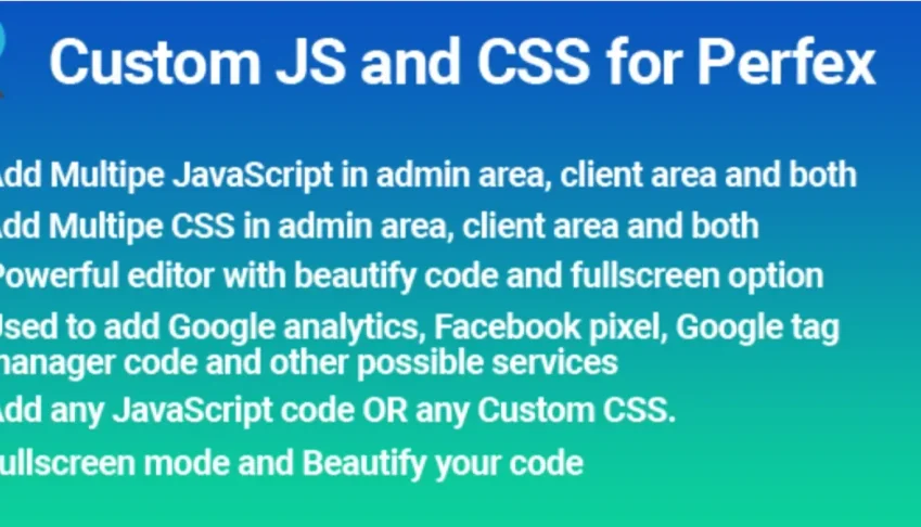 Custom JS and CSS | Perfex CRM