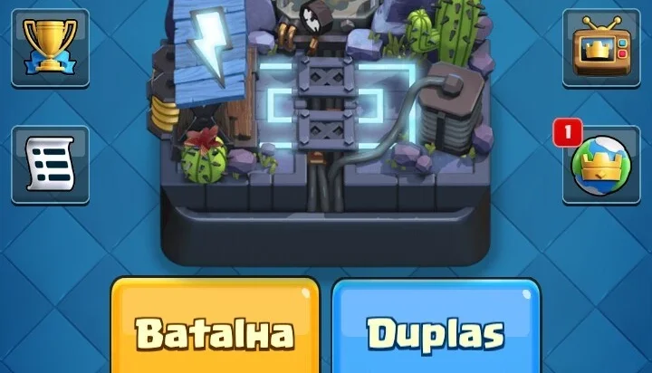 Clash Royale arena 11 com 10 lendárias