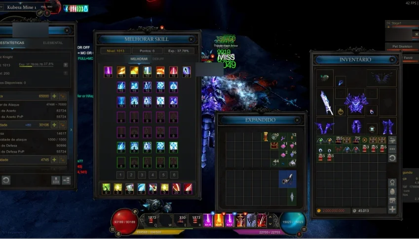 Conta Megamu - Mg 200R Lvl 1013 Str