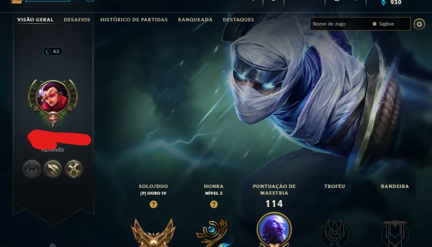 [Entrega Automática] Lol Ouro, 61 Skins, ultimate, mitica...
