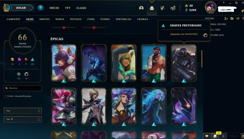CONTA D4, LVL 217