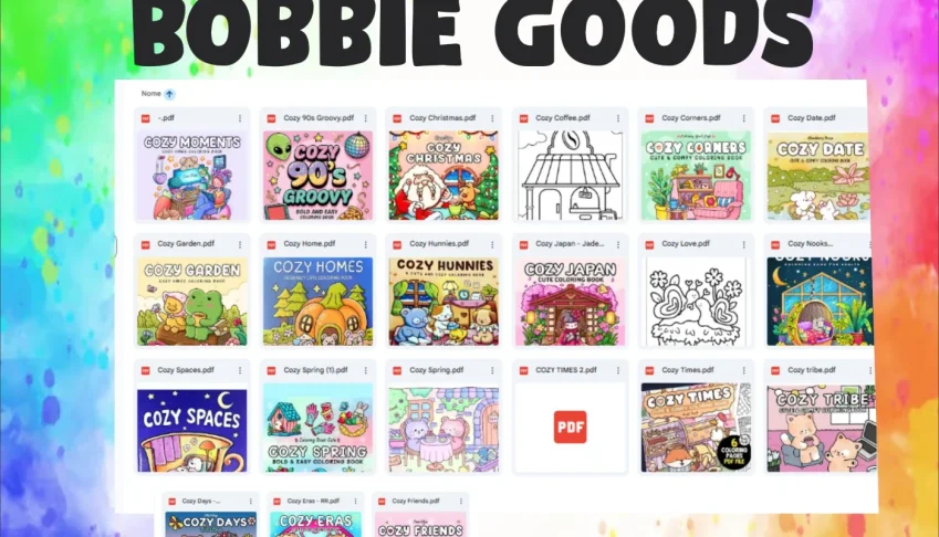 Livro de Colorir Bobbie Goods Cozy Friends