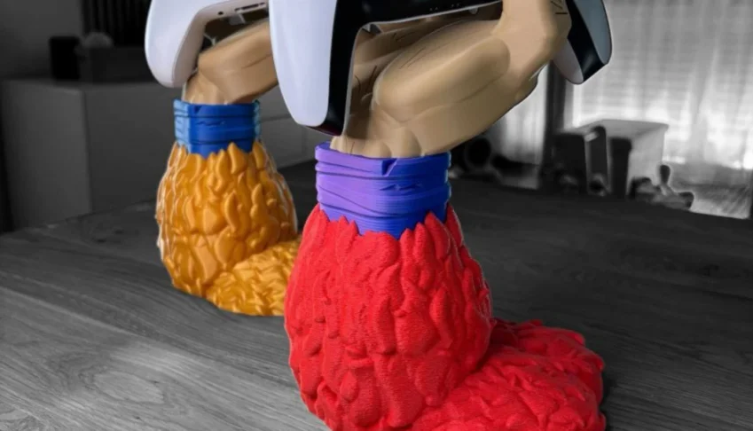 Suporte controle universal Goku ssj4 - STL 3D
